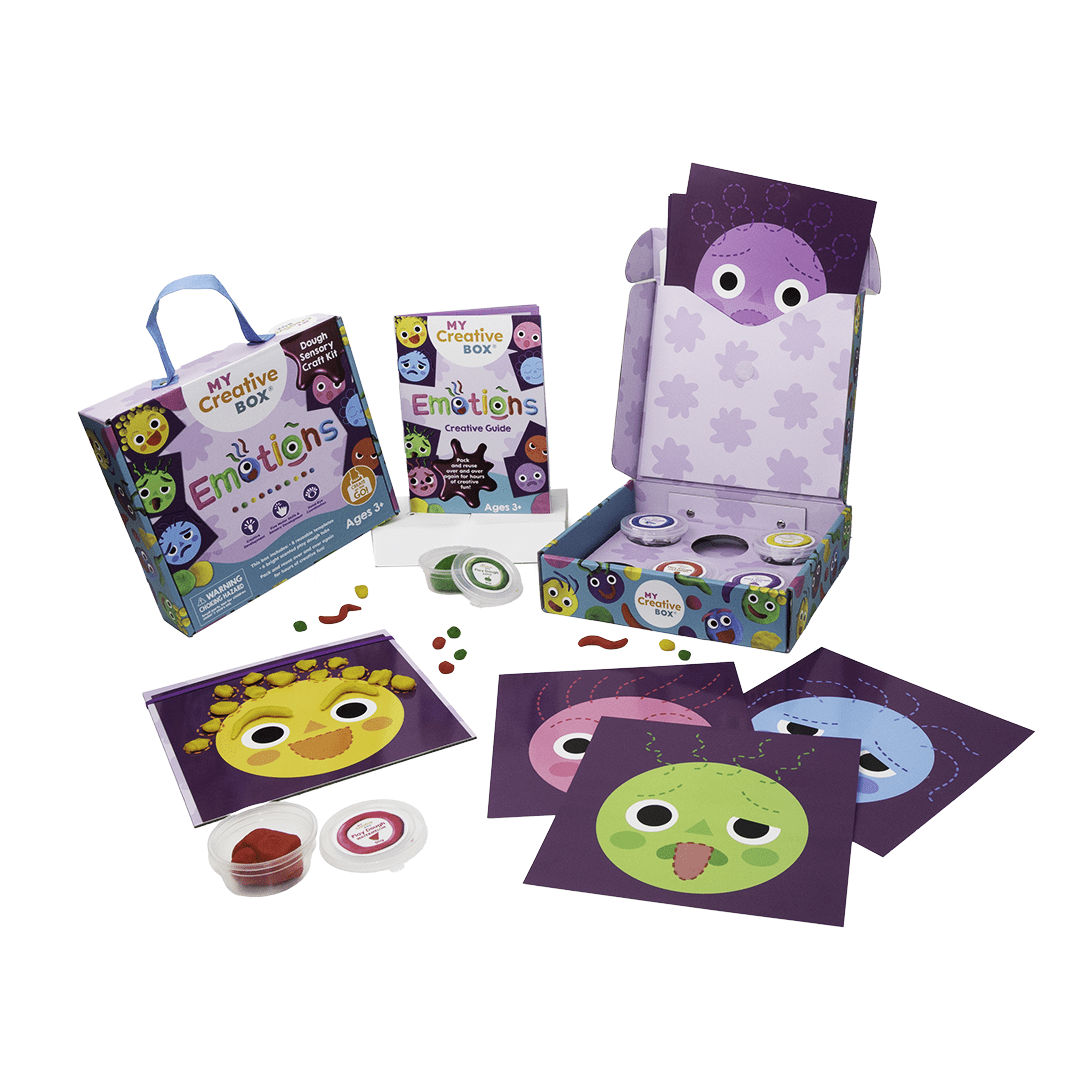 Trousse sensorielle de pâte à modeler – Les émotions -Art & bricolage- Boutique LeoLudo-Connetix