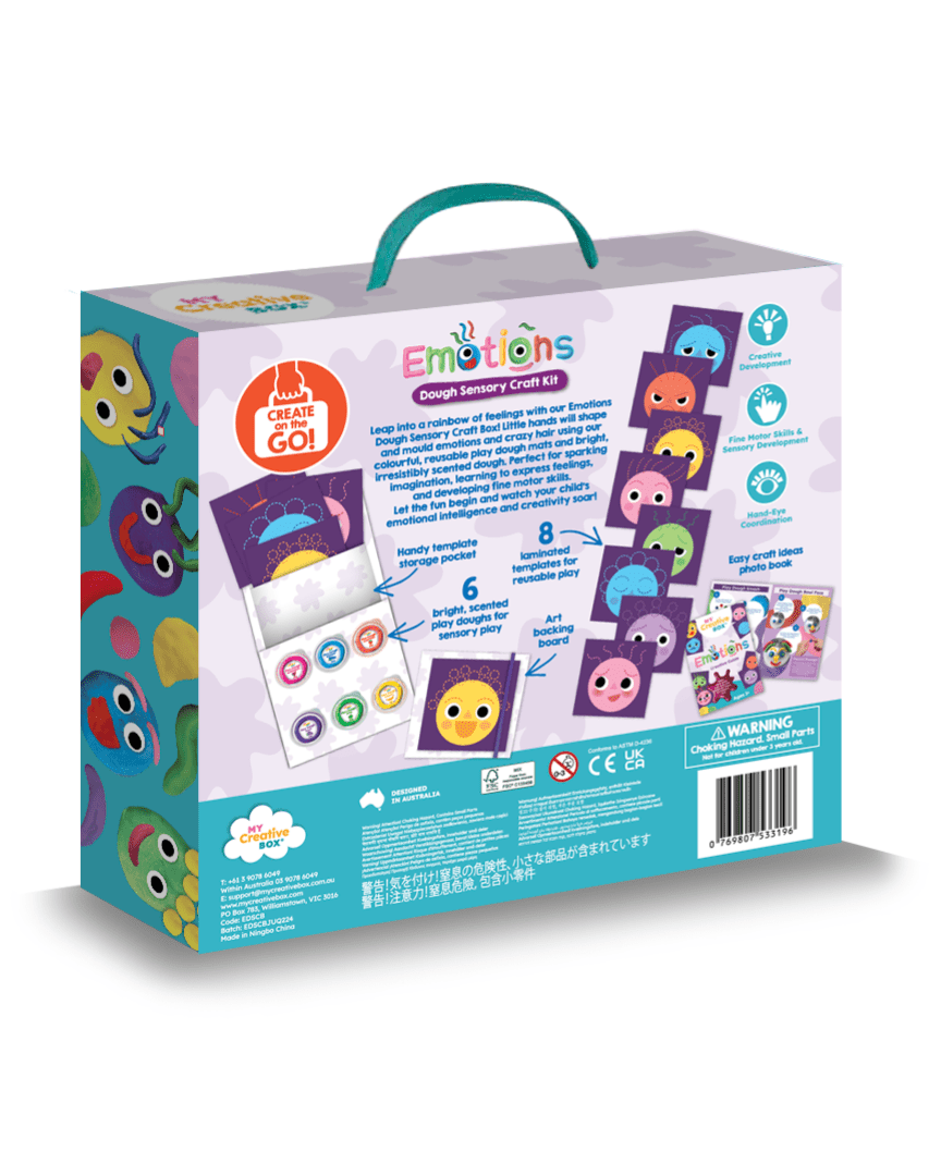 Trousse sensorielle de pâte à modeler – Les émotions -Art & bricolage- Boutique LeoLudo-Connetix