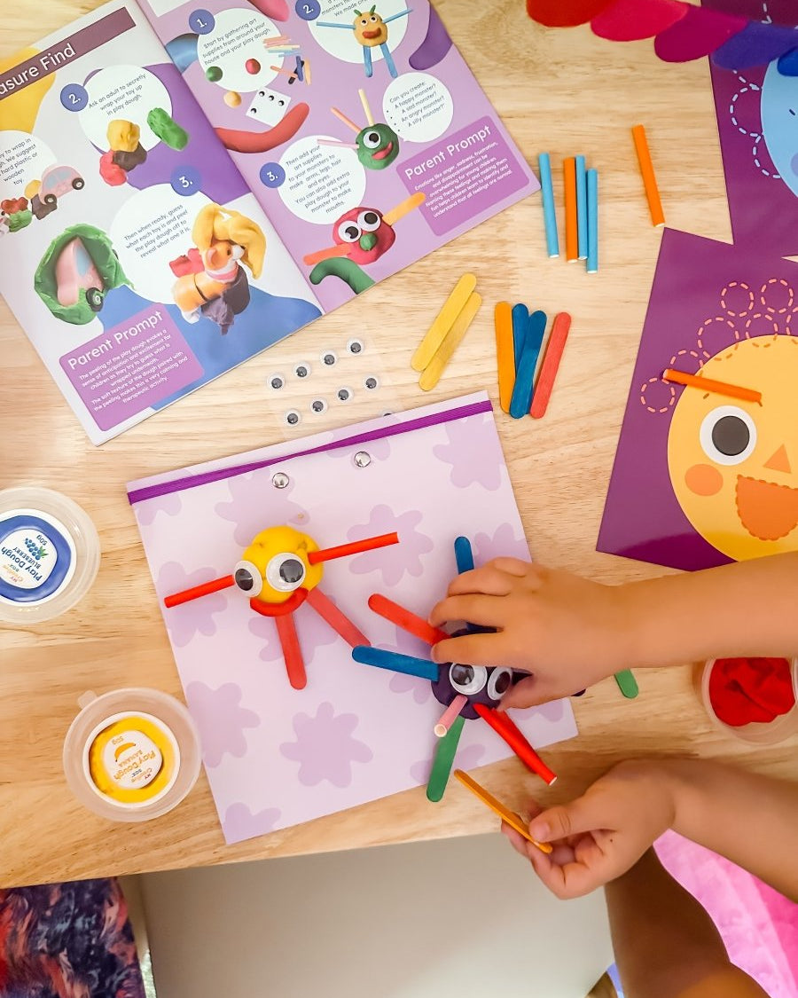 Trousse sensorielle de pâte à modeler – Les émotions -Art & bricolage- Boutique LeoLudo-Connetix