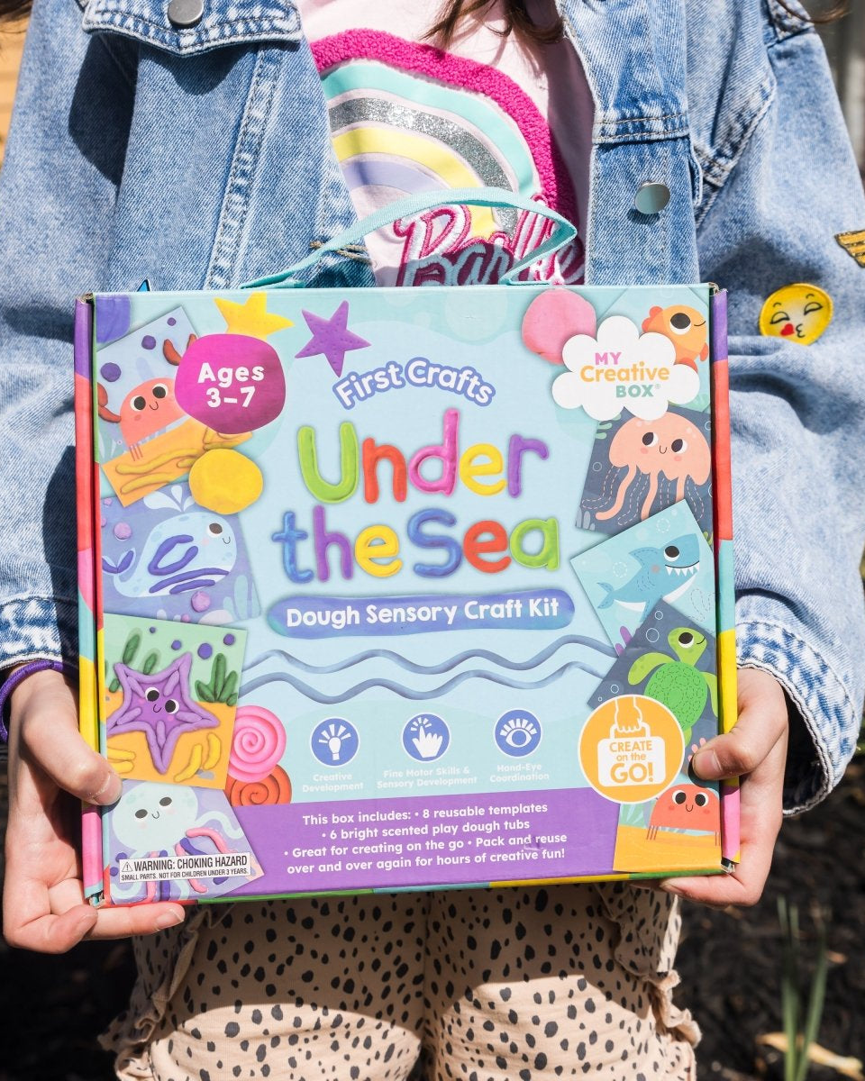 Trousse sensorielle de pâte à modeler – Sous la mer -Art & bricolage- Boutique LeoLudo-Connetix