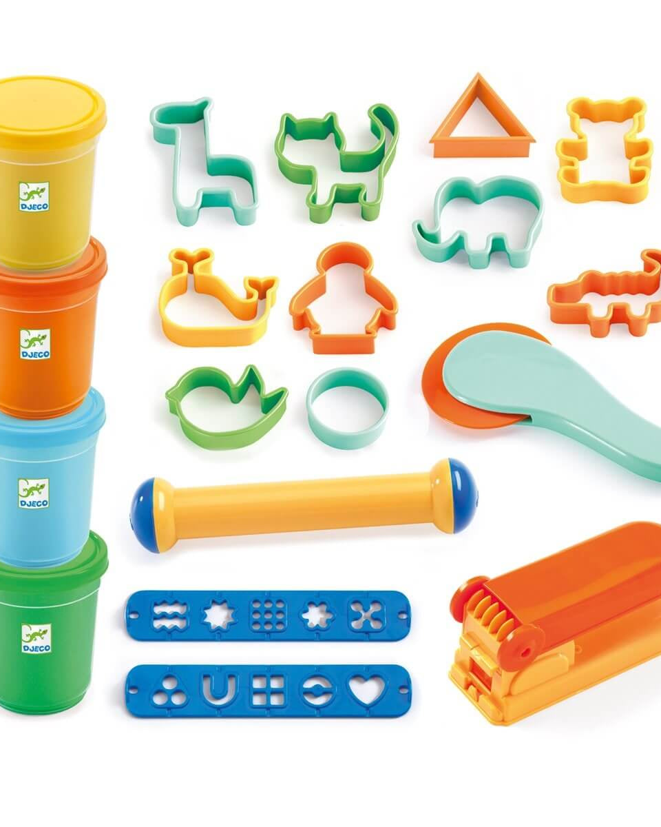 Trousse "tout pour commencer" pâte à modeler - Pâte à modeler - Boutique LeoLudo - Djeco