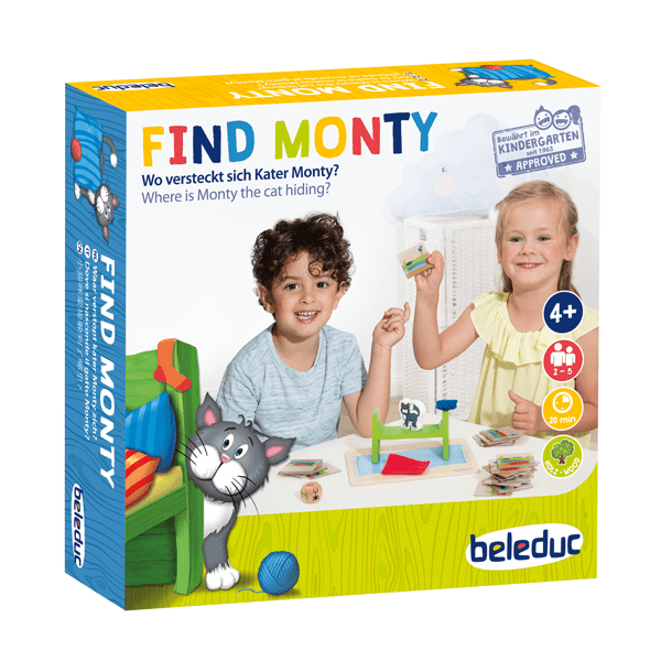 Trouve Monty: jeu de mémoire amusant Jeux de société- Boutique LeoLudo
