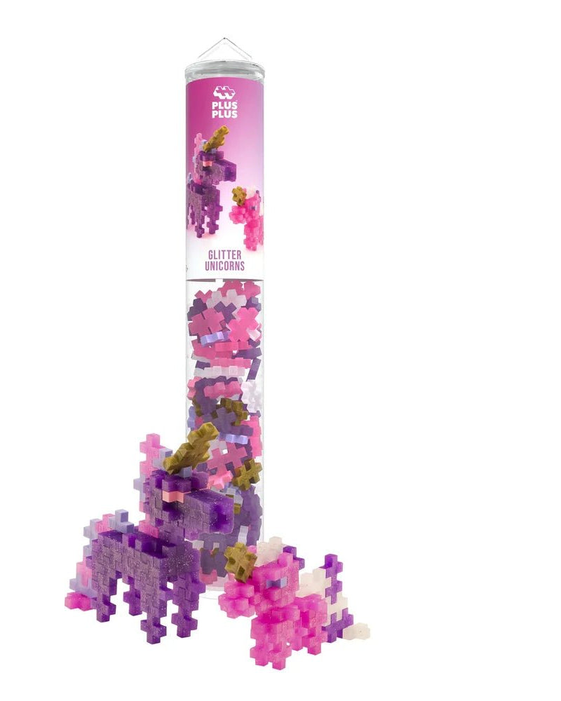 Tube licornes pailletées (100 pcs) - Jeux de construction - Boutique LeoLudo - Plus - Plus