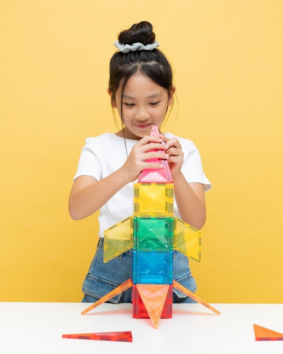 Tuiles magnétiques Connetix - Light Rocket Pack (30 pcs) -Jeux de construction- Boutique LeoLudo-Connetix