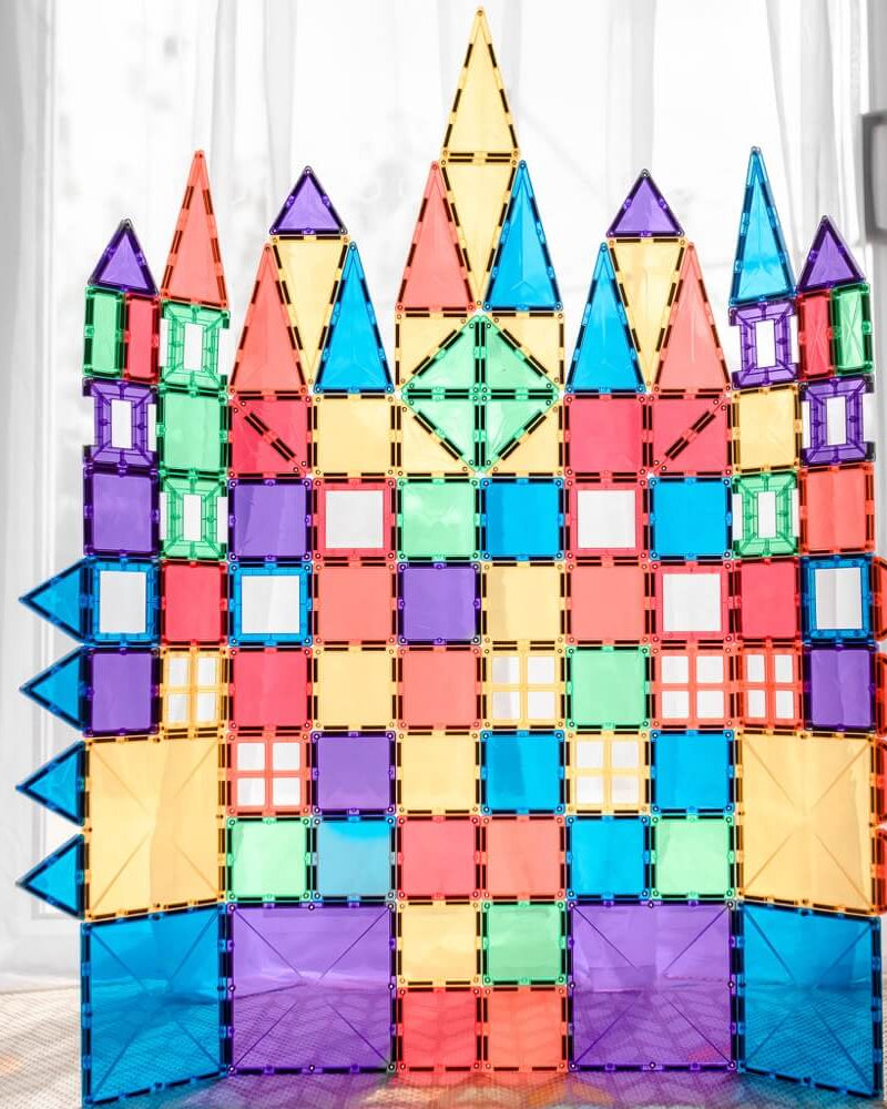 Tuiles magnétiques Rainbow Creative (102 pcs) - Jeux de construction - Boutique LeoLudo - Connetix