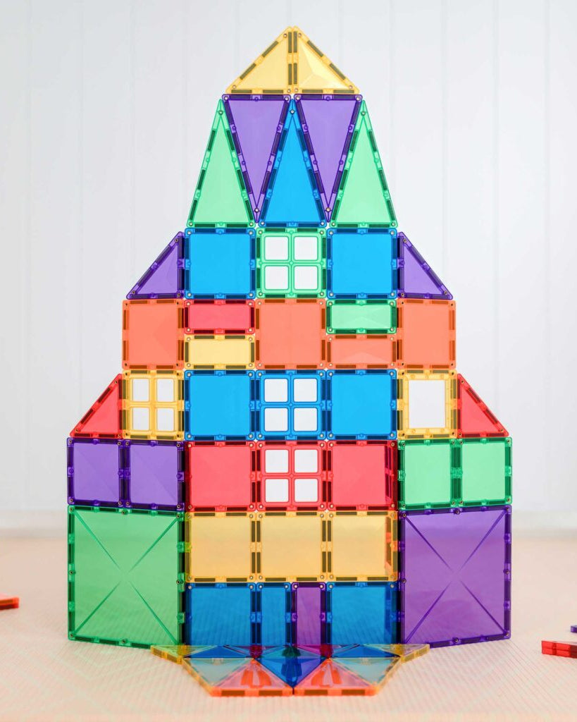 Tuiles magnétiques Rainbow Creative (102 pcs) - Jeux de construction - Boutique LeoLudo - Connetix