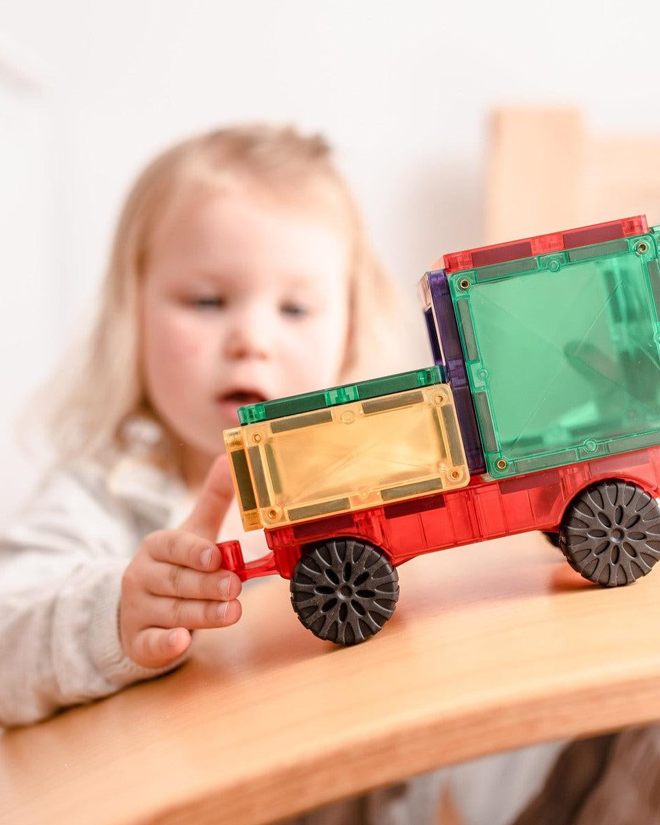 Tuiles magnétiques Rainbow Motion Pack (24 pcs) - Jeux de construction - Boutique LeoLudo - Connetix
