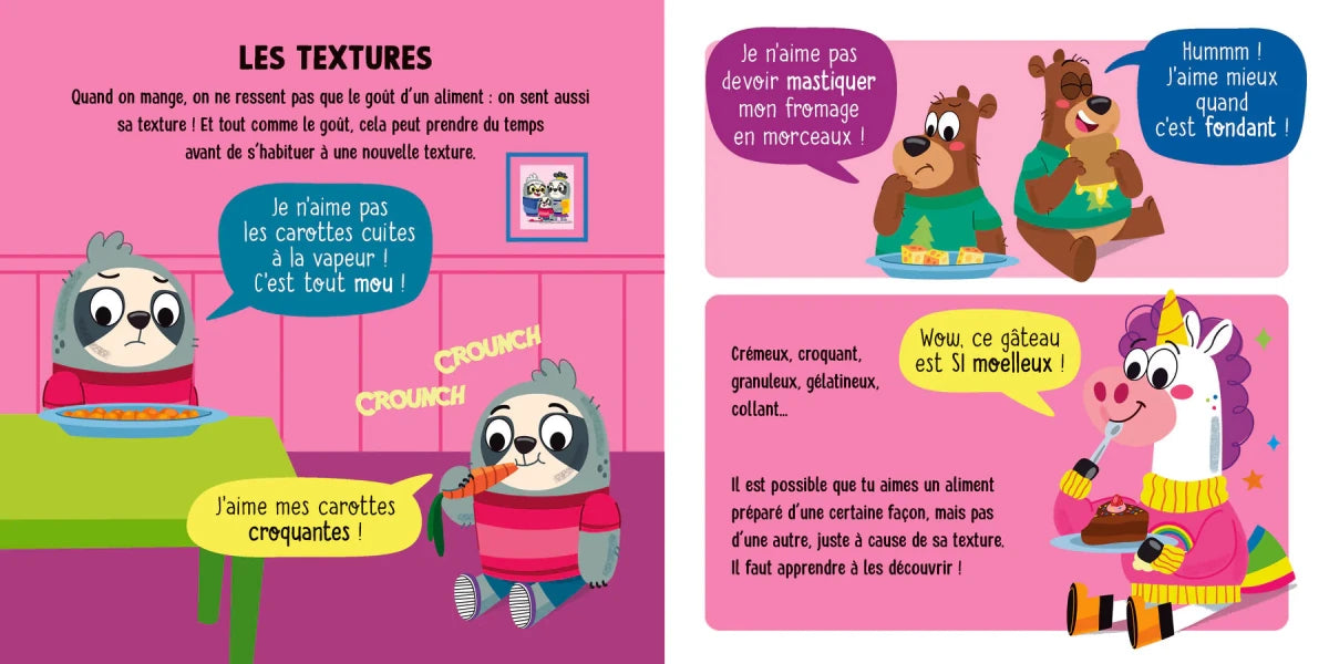Un pas à la fois : La nourriture - Livres - Boutique LeoLudo - Petits Génies