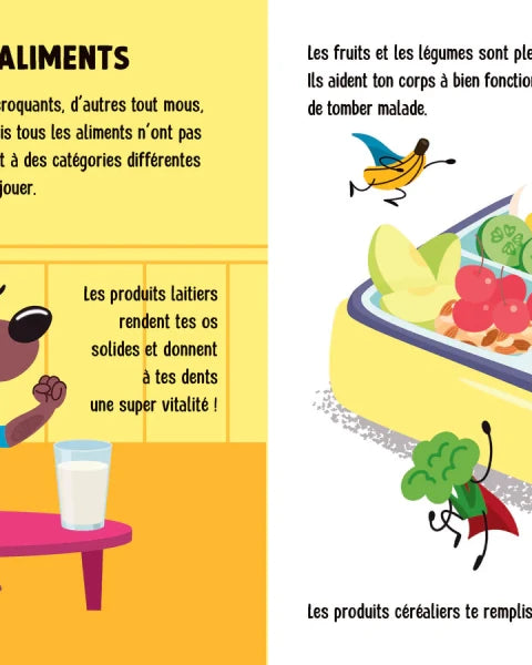 Un pas à la fois : La nourriture - Livres - Boutique LeoLudo - Petits Génies