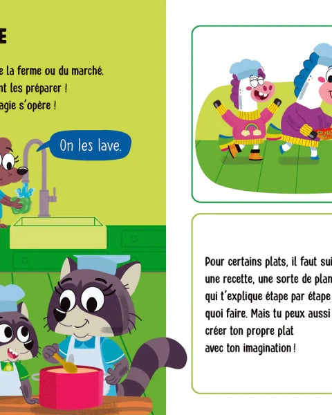 Un pas à la fois : La nourriture - Livres - Boutique LeoLudo - Petits Génies