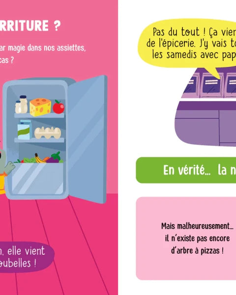 Un pas à la fois : La nourriture - Livres - Boutique LeoLudo - Petits Génies