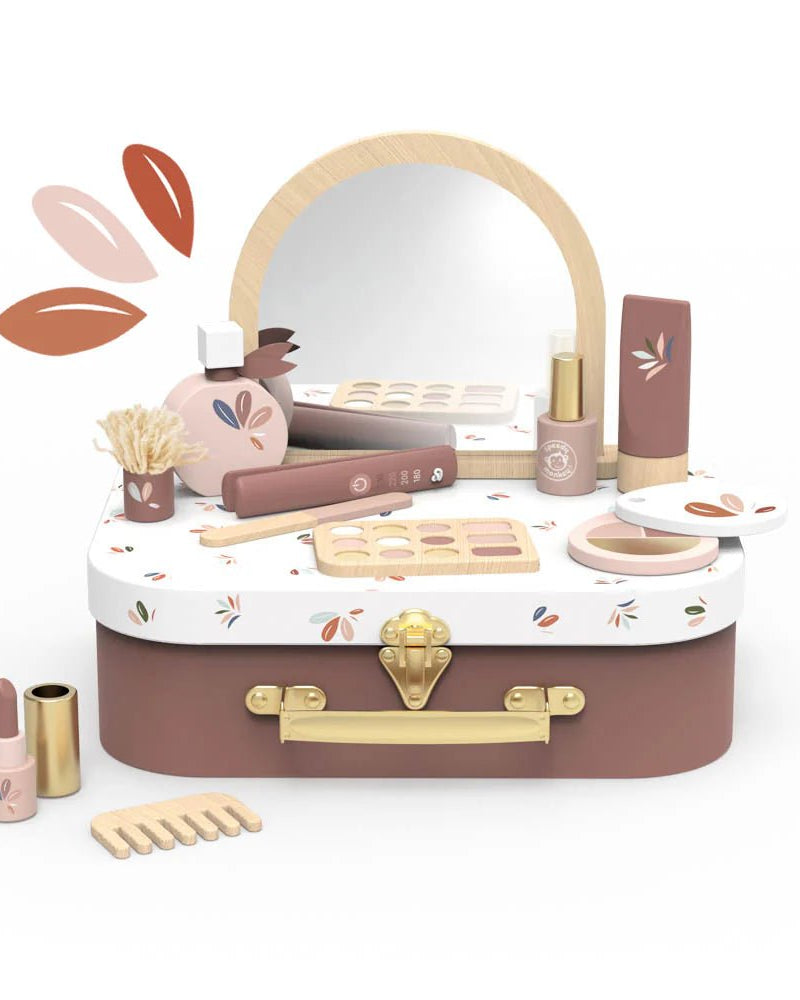 Valise de beauté en bois - Jouets d'imitation - Boutique LeoLudo - Speedy Monkey