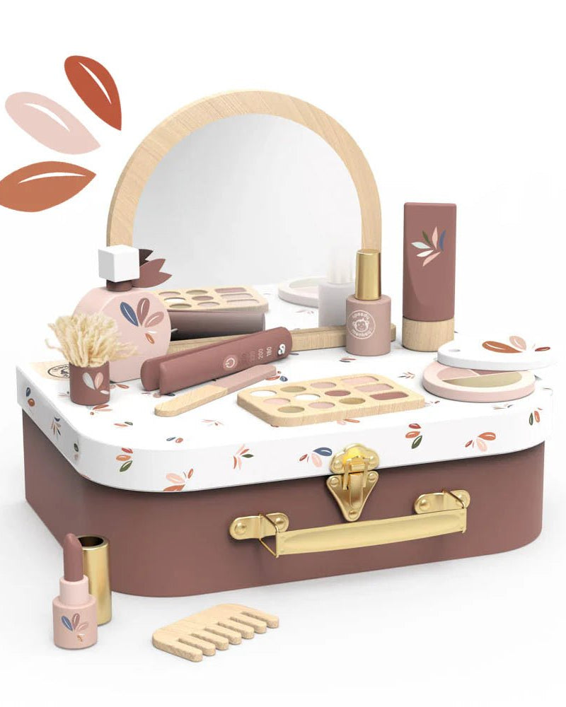 Valise de beauté en bois - Jouets d'imitation - Boutique LeoLudo - Speedy Monkey