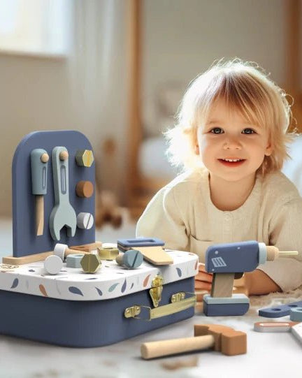 Valise d’outils en bois - Jouets d'imitation - Boutique LeoLudo - Speedy Monkey