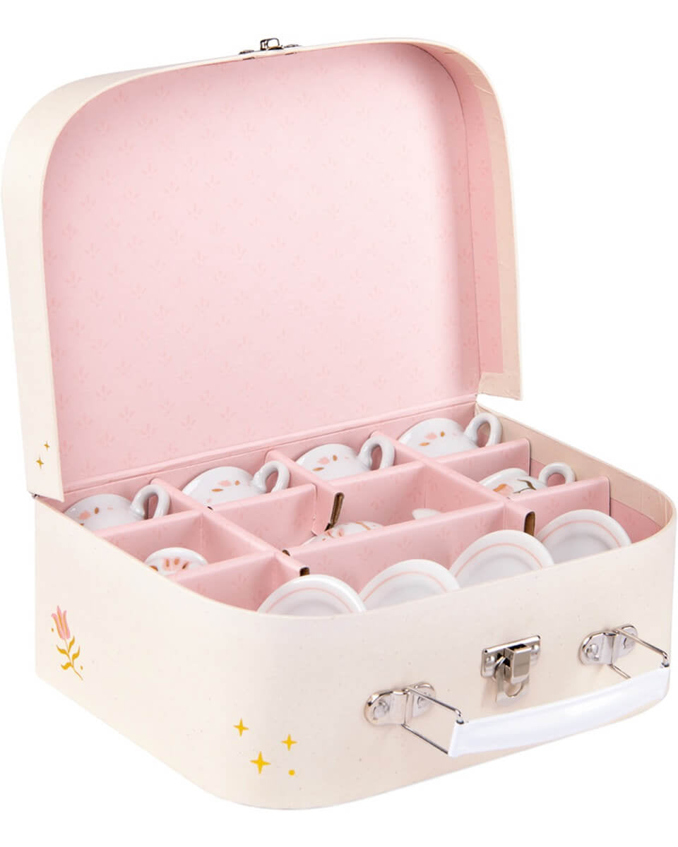 Valisette service à thé en porcelaine La petite école de danse - Jouets d'imitation - Boutique LeoLudo - Moulin Roty