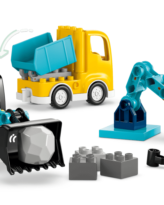 Véhicules de construction 3 - en - 1 – LEGO DUPLO (22 pcs) - Ensembles de jeu - Boutique LeoLudo - LEGO