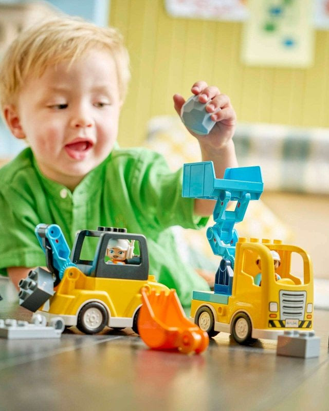 Véhicules de construction 3 - en - 1 – LEGO DUPLO (22 pcs) - Ensembles de jeu - Boutique LeoLudo - LEGO