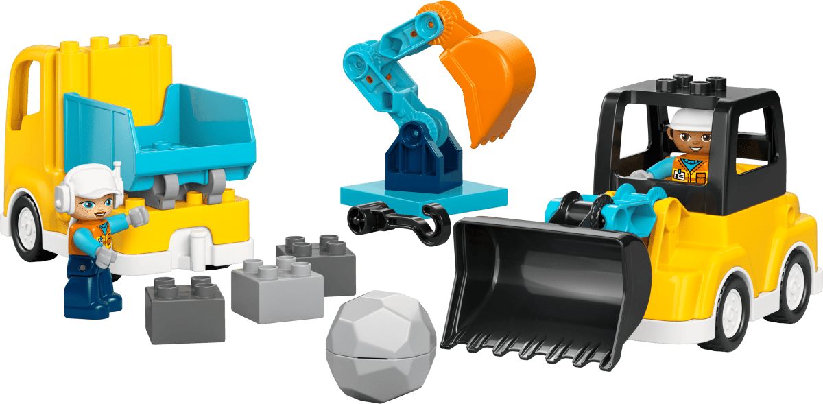 Véhicules de construction 3 - en - 1 – LEGO DUPLO (22 pcs) - Ensembles de jeu - Boutique LeoLudo - LEGO