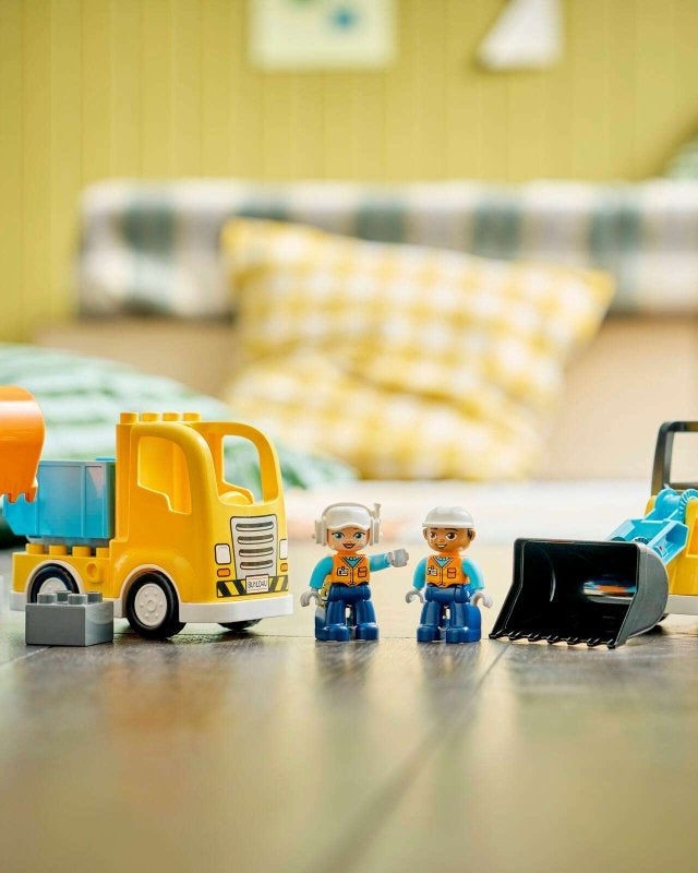 Véhicules de construction 3 - en - 1 – LEGO DUPLO (22 pcs) - Ensembles de jeu - Boutique LeoLudo - LEGO