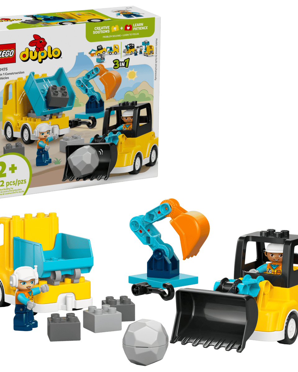 Véhicules de construction 3 - en - 1 – LEGO DUPLO (22 pcs) - Ensembles de jeu - Boutique LeoLudo - LEGO