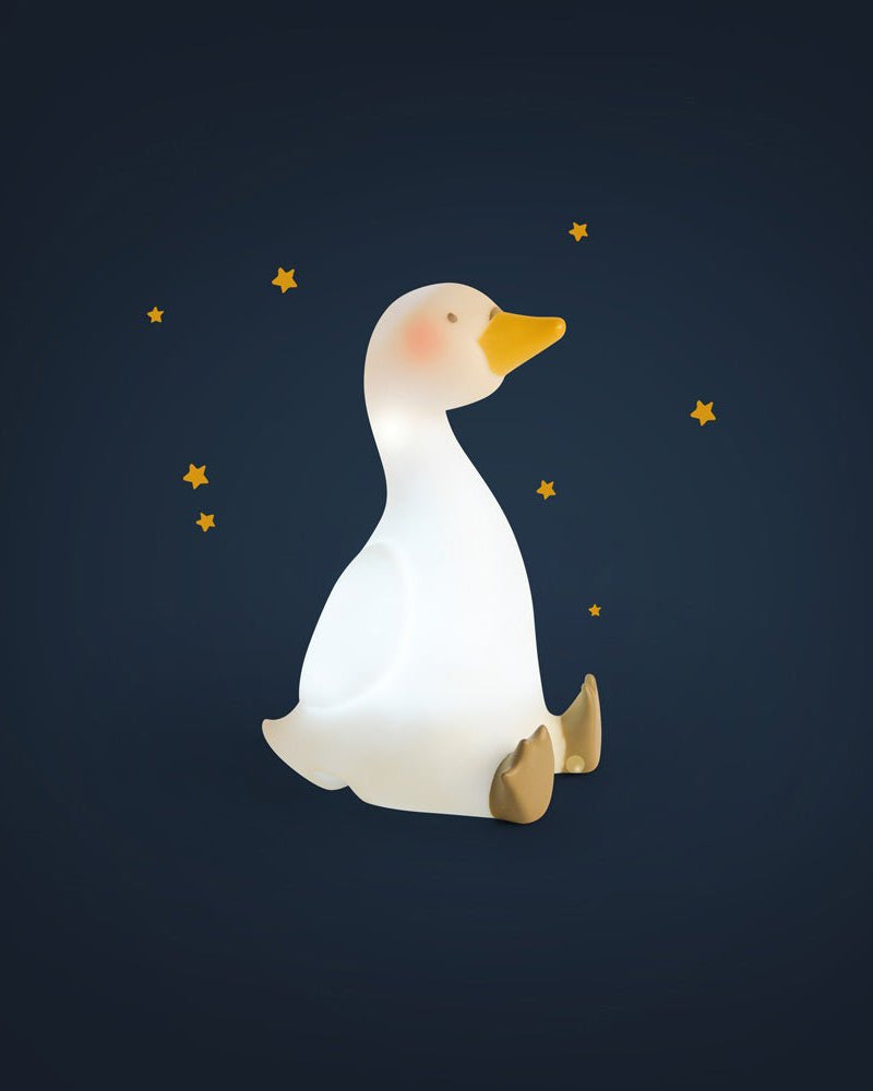 Veilleuse Portable Cygne: Lumière chaude et apaisante pour le sommeil bébé, autonomie 15h