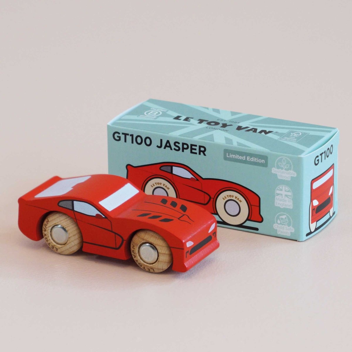 Voiture en bois Jasper -Véhicules de jeu- Boutique LeoLudo-Le Toy Van