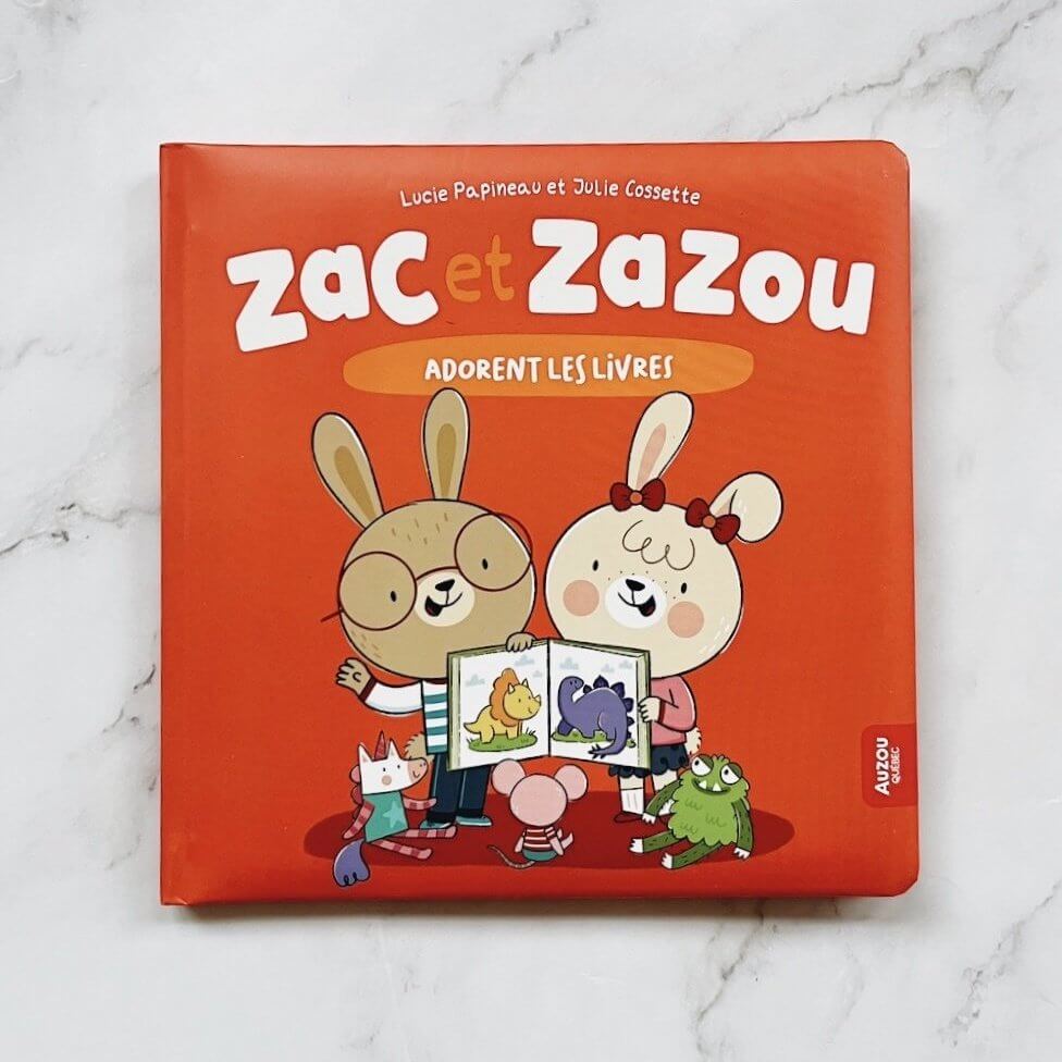 Zac et Zazou adorent les livres-Auzou-Boutique LeoLudo