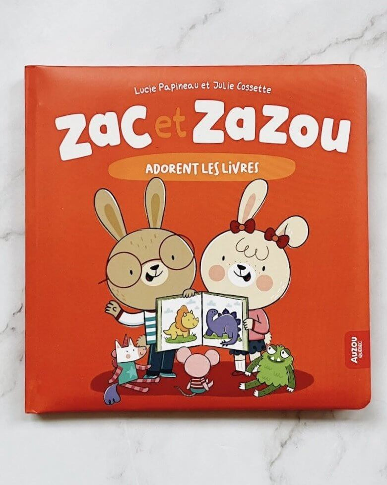 Zac et Zazou adorent les livres - Livres - Boutique LeoLudo - Auzou
