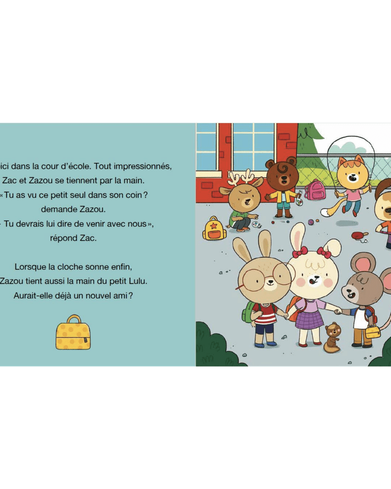 Zac et Zazou commencent l'école - Livres - Boutique LeoLudo - Auzou