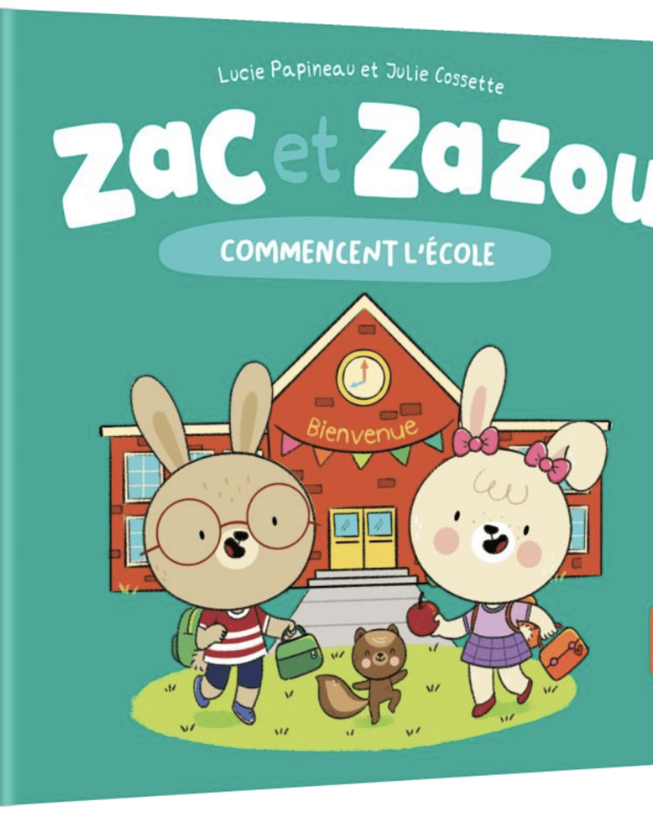 Zac et Zazou commencent l'école - Livres - Boutique LeoLudo - Auzou