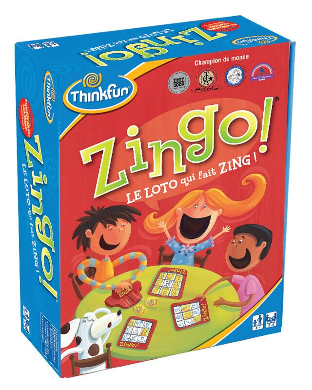 Zingo: Le loto qui fait zing! (FR) - Jeux de société - Boutique LeoLudo - Thinkfun