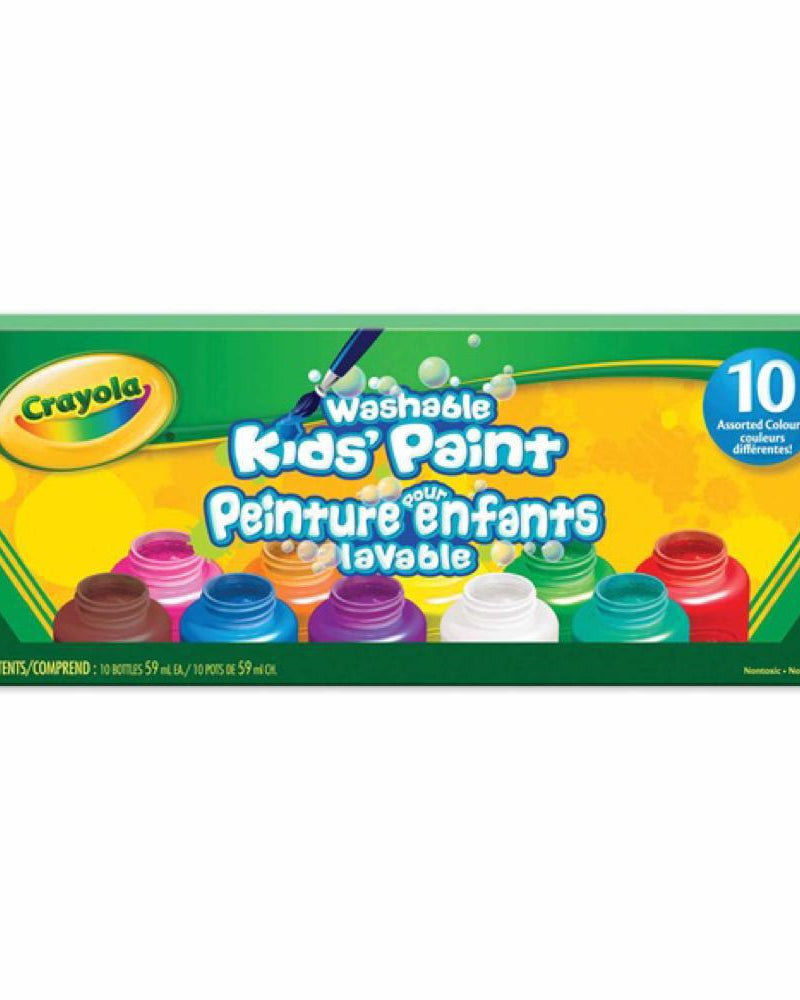 10 pots de gouache lavable - Art & bricolage - Boutique LeoLudo - Crayola