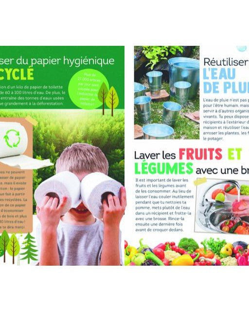 100 idées écolos pour aider la planète - Livres - Boutique LeoLudo - Petits Génies