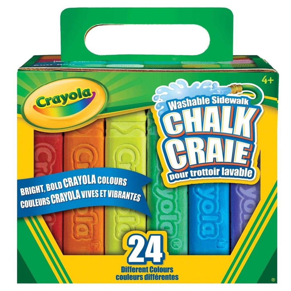Boîte de 24 craies de trottoir-Bricolage-Crayola-Boutique LeoLudo