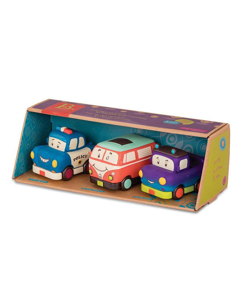 3 Voitures Wheee - Is - Jouets d'éveil - Boutique LeoLudo - B. toys