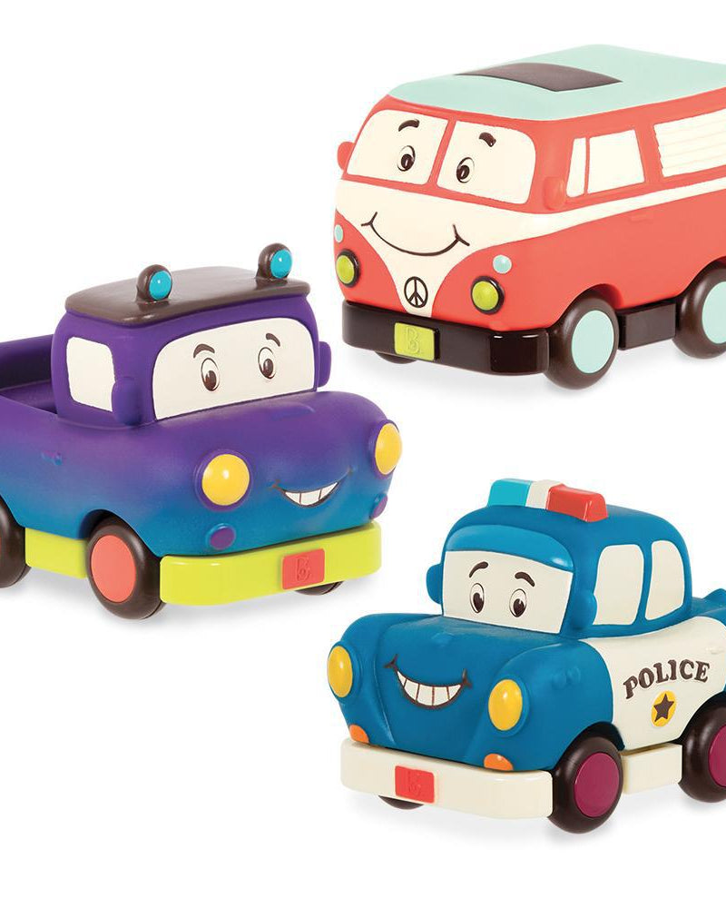 3 Voitures Wheee - Is - Jouets d'éveil - Boutique LeoLudo - B. toys