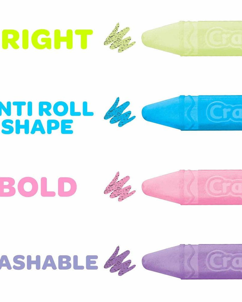 64 craies pour trottoir - Art & bricolage - Boutique LeoLudo - Crayola