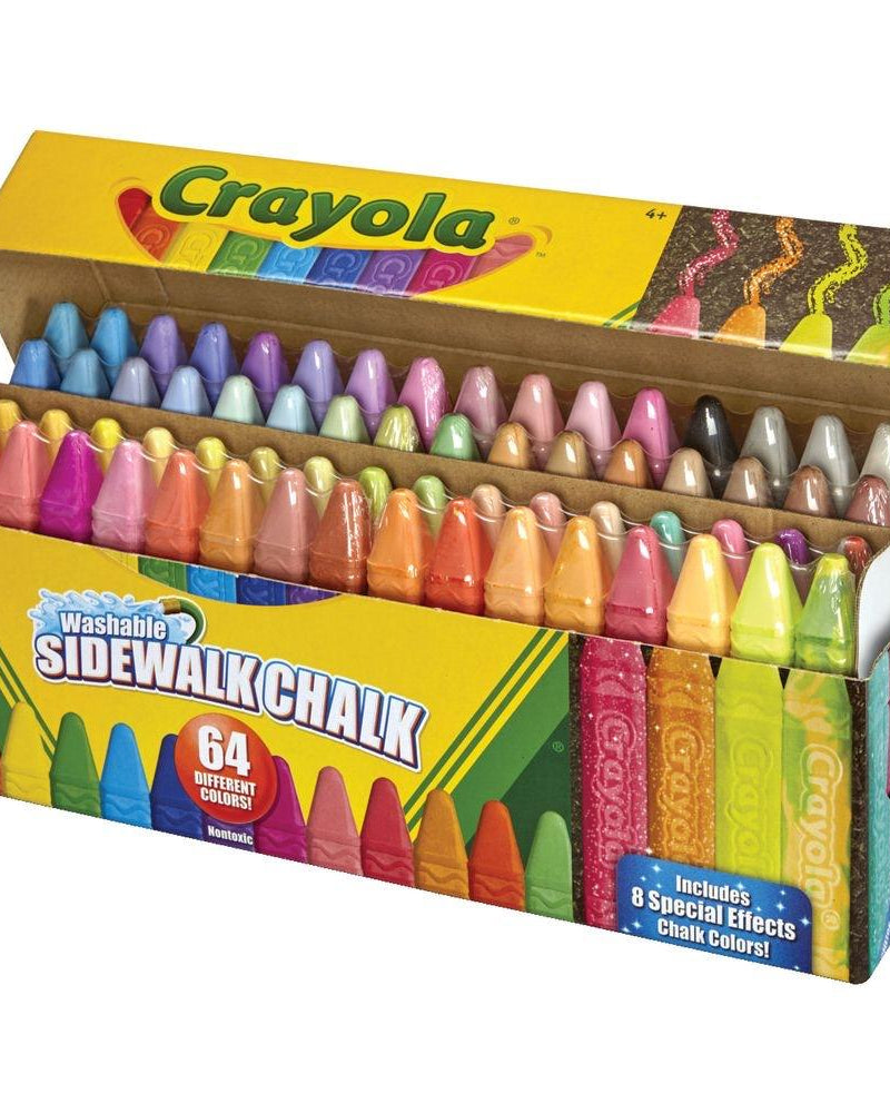 64 craies pour trottoir - Art & bricolage - Boutique LeoLudo - Crayola