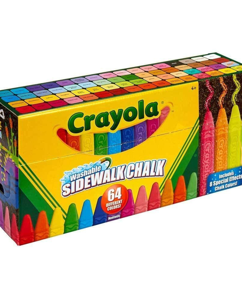 64 craies pour trottoir - Art & bricolage - Boutique LeoLudo - Crayola