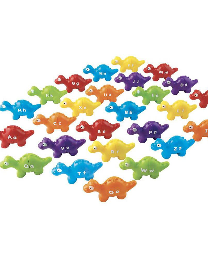 A - B - C Dino 52 pièces - Jeux éducatifs - Boutique LeoLudo - Pako