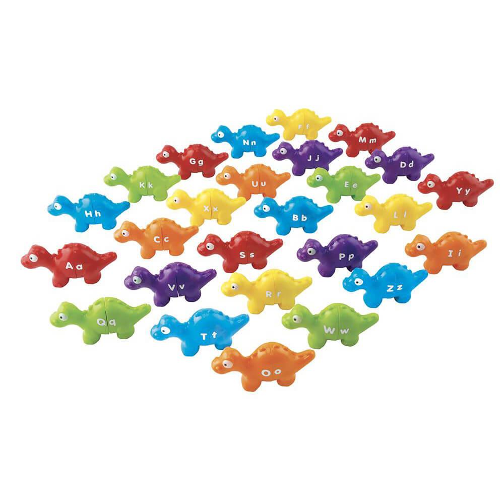 A - B - C Dino 52 pièces - Jeux éducatifs - Boutique LeoLudo - Pako