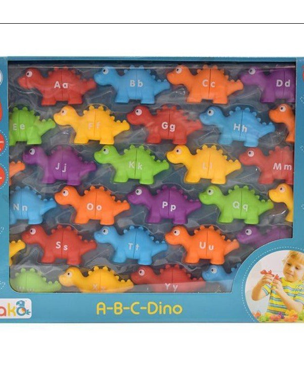 A - B - C Dino 52 pièces - Jeux éducatifs - Boutique LeoLudo - Pako