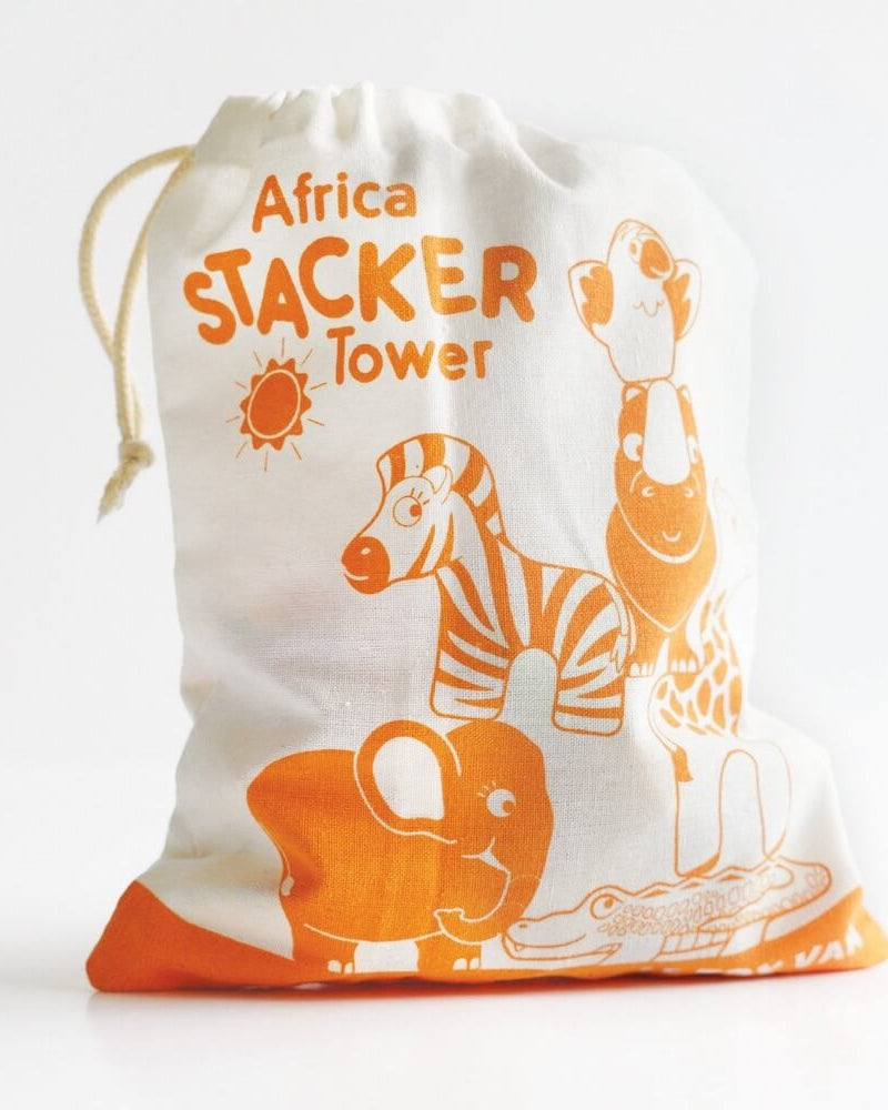 Animaux d'Afrique à empiler - Jouets à trier & empiler - Boutique LeoLudo - Le Toy Van
