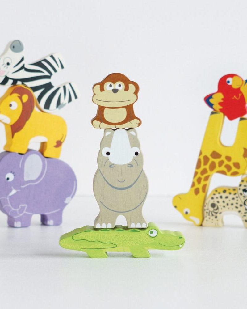 Animaux d'Afrique à empiler - Jouets à trier & empiler - Boutique LeoLudo - Le Toy Van