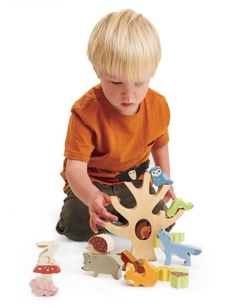 Animaux de la forêt à empiler - Jouets à trier & empiler - Boutique LeoLudo - Tender Leaf Toys