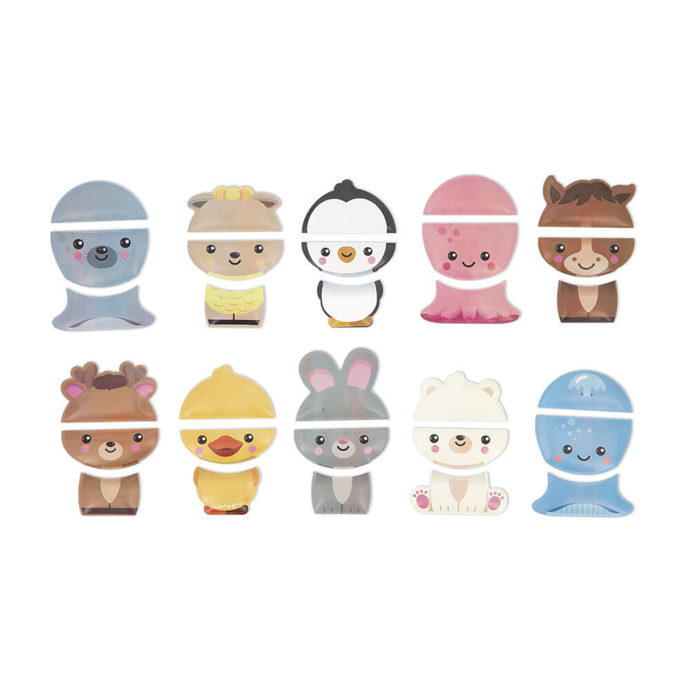 Animaux du bain Mix & Match - Jouets de bain - Boutique LeoLudo - Janod