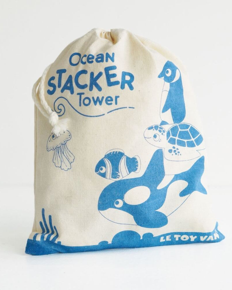 Animaux marins à empiler - Jouets à trier & empiler - Boutique LeoLudo - Le Toy Van