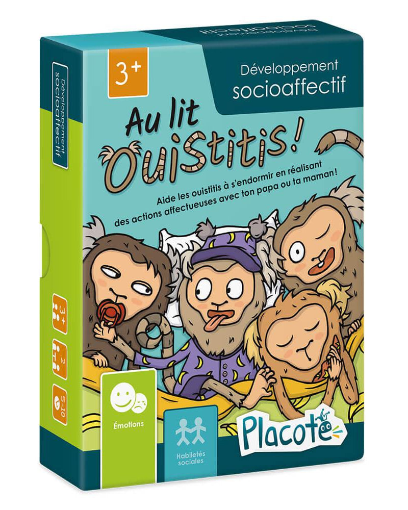 Au lit ouistitis! - Jeux de société - Boutique LeoLudo - Placote