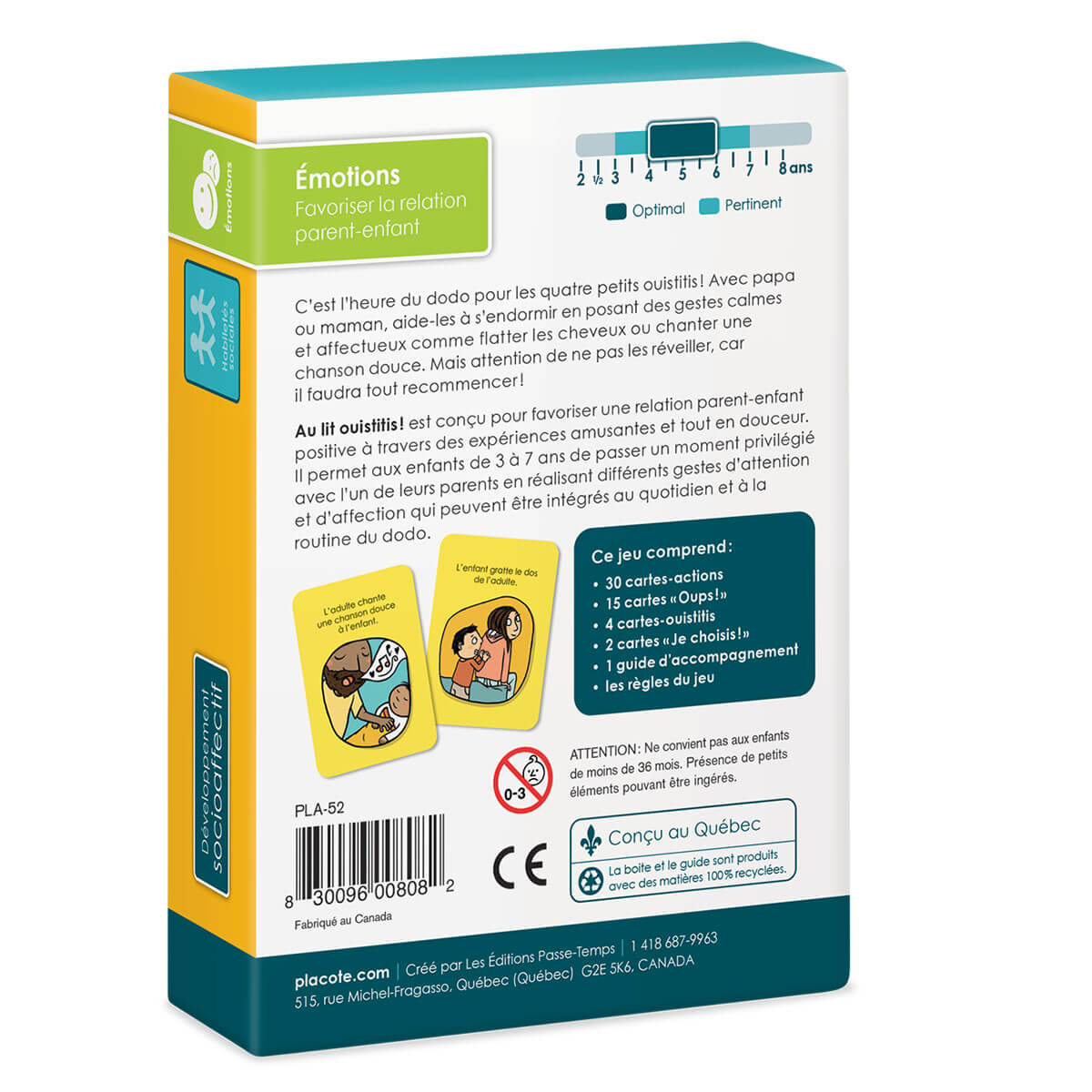 Au lit ouistitis! - Jeux de société - Boutique LeoLudo - Placote