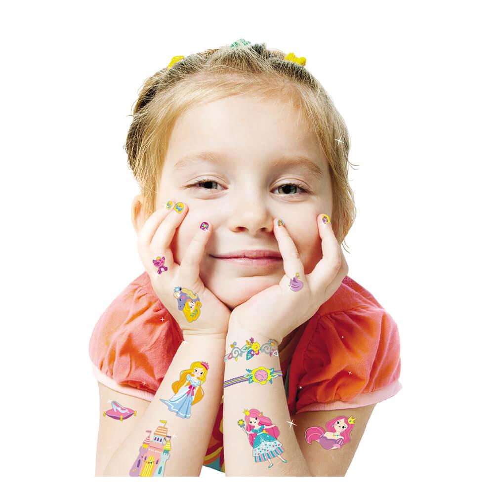 Autocollants pour ongles et tatouages - Princesse - Art & bricolage - Boutique LeoLudo - Avenir